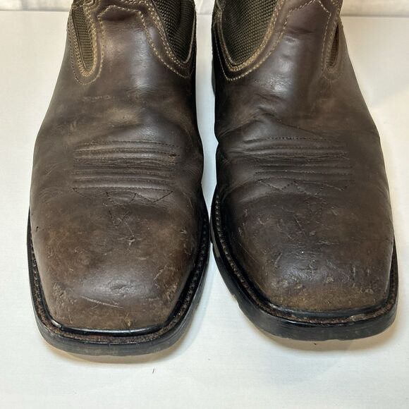 Ariat Men's Groundbreaker Pull On Work Boots Steel Toe Brown Size 11 EE  Brown - Picture 4 of 10